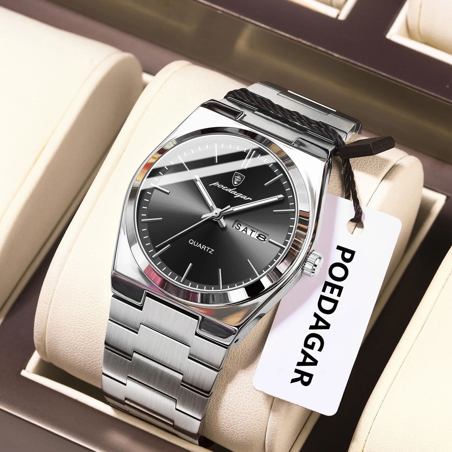 Patek Philippe Watch Nautilus - POEDAGAR montre-bracelet à Quartz pour hommes