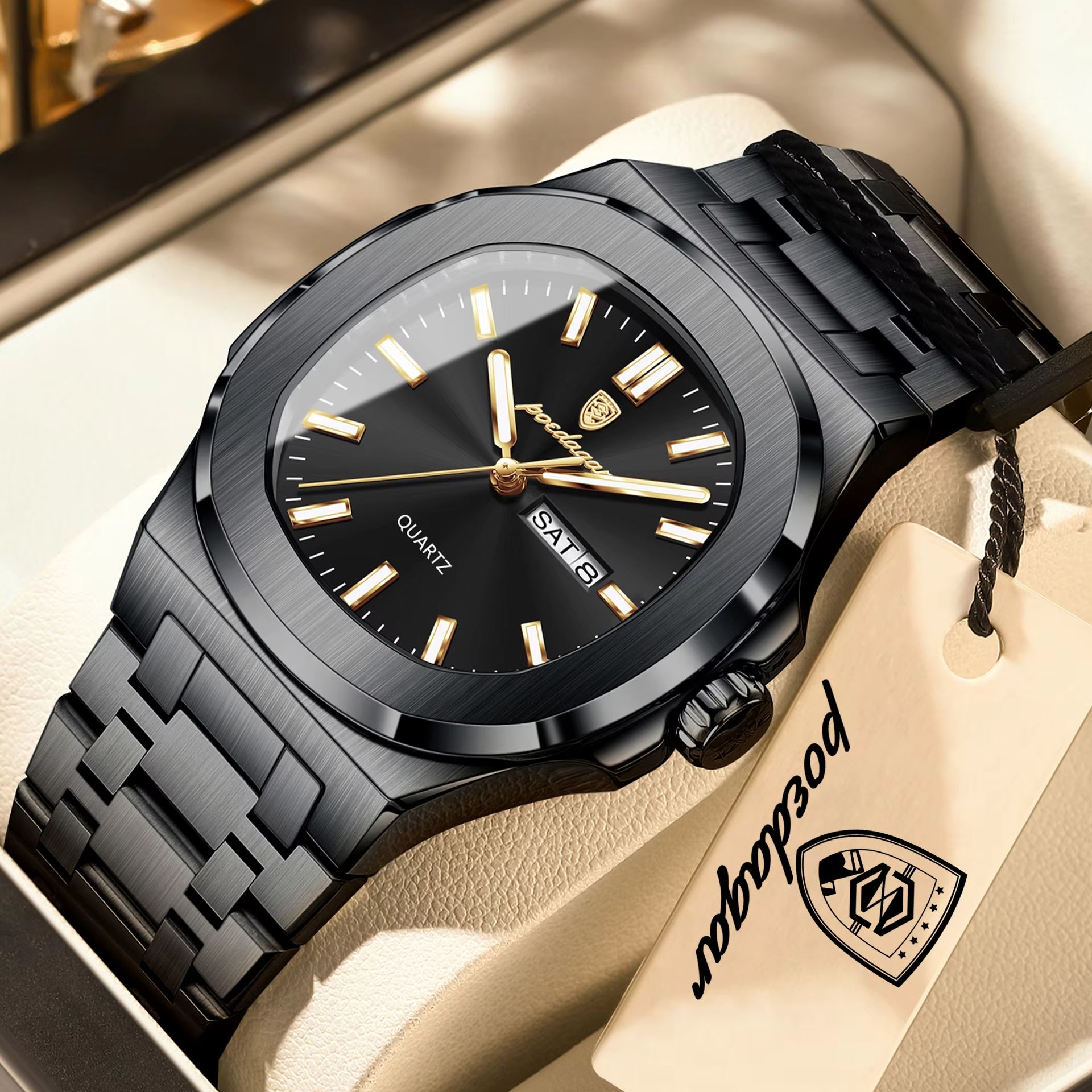 POEDAGAR Montre carrée de luxe - Patek Philippe Watch Nautilus avis et prix
